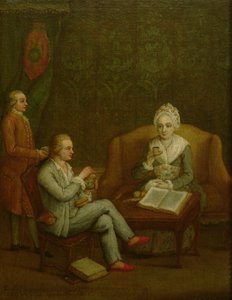 Adriana Giustinian Barbarigo et son fils Gerolamo Ascanio, vers 1776-79